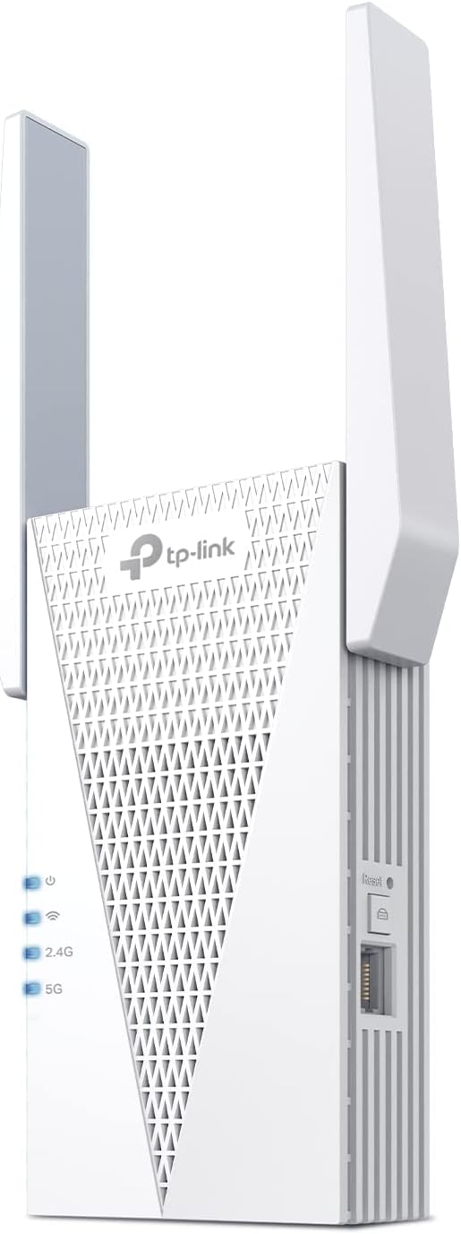 TP-Link AX3000 WiFi 6 Range Extender WiFi Booster (RE715X) – Dual-Band up to 3 Gbps, EasyMesh Compatible, OneMesh, Gigabit Port, Smart Signal Indicator, WPS Setup, WPA3 Security