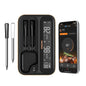 INKBIRD 5GHz & 2.4GHz WiFi Wireless Meat Thermometer with Long and Short Meat Probe Combo,Smart Bluetooth Food Thermometer with Backlit LCD-Enhanced Booster for Cooking, Grilling, Smoking, BBQ