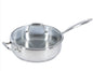 Lagostina Stainless Steel Sauté Pan with Lid, 28 cm (5 L)
