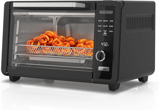 BLACK+DECKER Crisp 'N Bake™ 6-Slice Digital Air Fry Toaster Oven - PuriLite