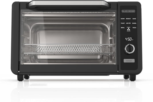 BLACK+DECKER Crisp 'N Bake™ 6-Slice Digital Air Fry Toaster Oven