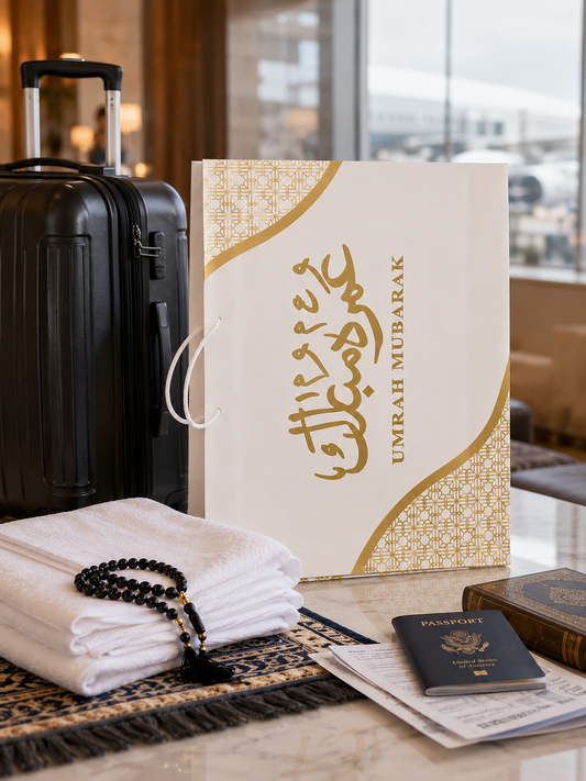 Umrah Gift Bag Large & Small | Hajj Umrah Travel Bag | Pilgrimage Luggage | Islamic Travel Carry Bag