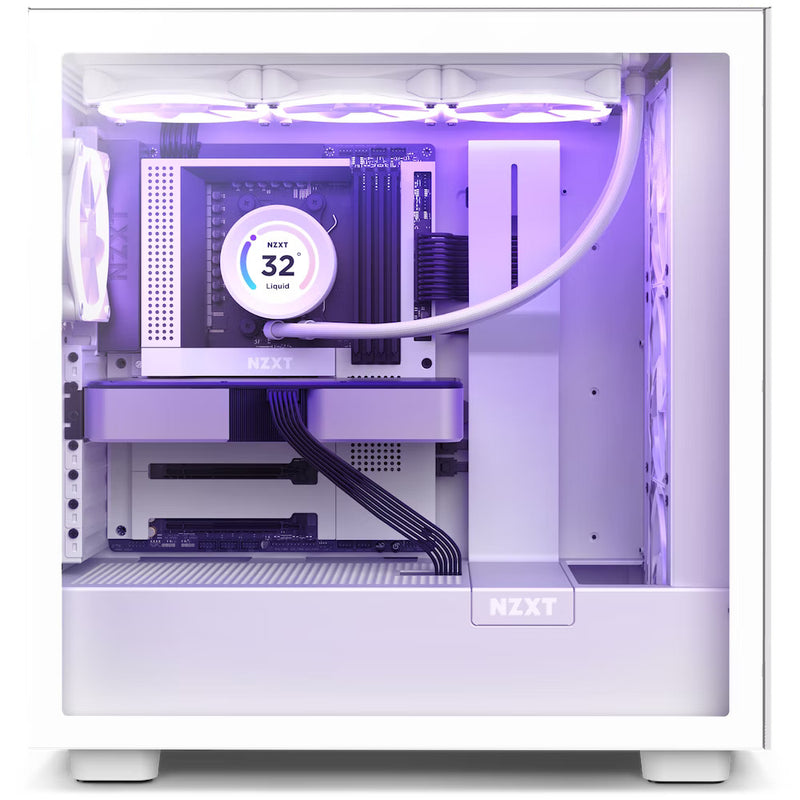 NZXT - N7 B650E ATX AM5 Motherboard (White) - DDR5, WiFi 6E, PCIe 5.0, Triple M.2