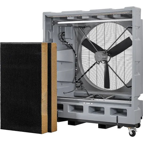 Global Industrial™: 48" Portable Evaporative Cooler, Direct Drive, 3-Speed, 92.5 Gal. Capacity