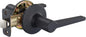 Amazon Basics Manchester Door Lever - Passage - Matte Black, 1-Pack