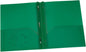 Oxford Duotangs with Two Pockets, Plastic, Letter Size, Green, 25 per Box, Durable File Folders for School and Office Use