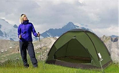 Night Cat Backpacking Tent for One 1 to 2 Persons Lightweight Waterproof Camping Hiking Tent for Adults Kids Scouts Easy Setup Single Layer