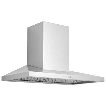 AVG 36 in Stainless Steel Chimney Wall Mount Hood - 860 Max CFM - PuriLite