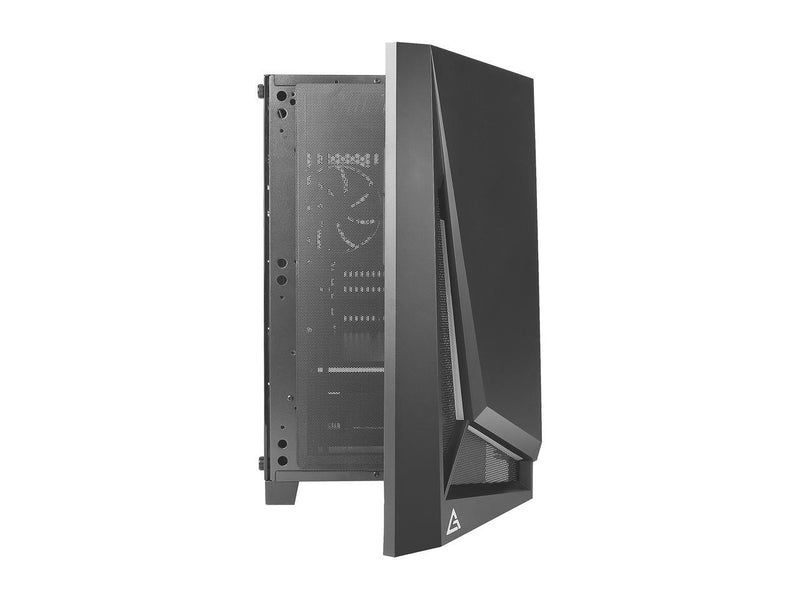 Antec Dapper Dark Phantom DP301M Black Steel / ARGB Lighting / Tempered Glass Side Panel Compact Micro-ATX Gaming Case