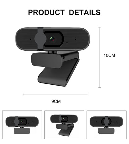 iCAN C20 1080P 60fps 78°View Webcam with Autofocus and Built-in Dual Omni-Directional Microphones