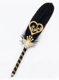 Large Luxury Handmade Nikah Signing Pen | Peacock Feather Wedding Keepsake Bridal Gift