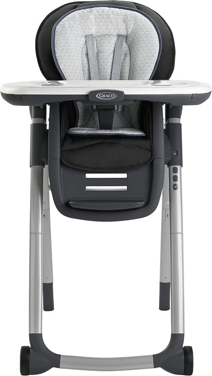 Graco Table2Table Premier Fold 7-in-1 High Chair, Rainier – Convertible Infant to Toddler Highchair with Folding Design