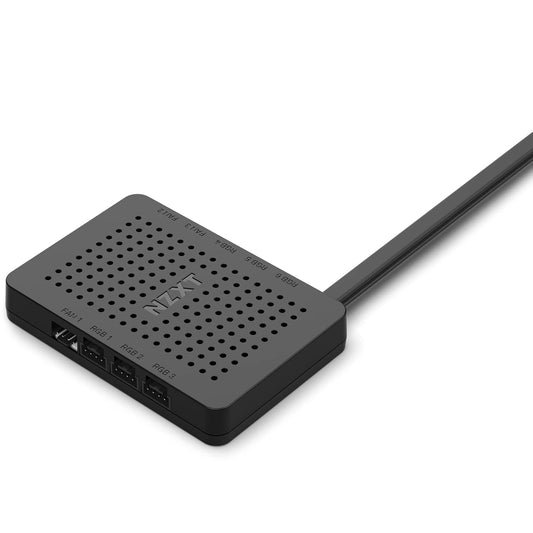 NZXT RGB & Fan Controller - AC-CRFR0-B1-6 - 6 RGB Channels - 3 Fan Channels - Black - PuriLite