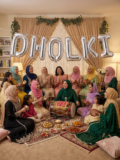 Premium Quality Foil Balloons | Qabool Hai, Dholki & Umrah Mubarak | Party Decorations