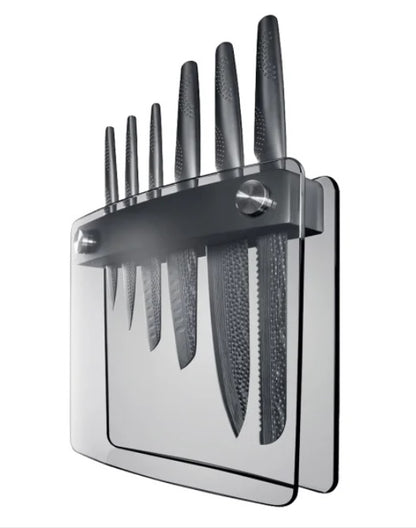 Cuisinepro iD3 Black Samurai Sakai Knife Block Set, 7-piece