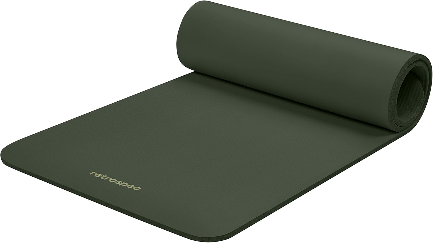 Retrospec Solana Yoga Mat 1/2" Thick – Non-Slip Exercise Mat with Nylon Strap – Pilates, Stretching & Fitness Workouts - PuriLite