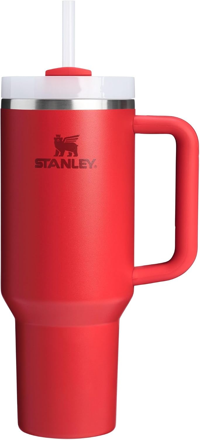 Stanley Quencher H2.0 Tumbler with Handle and Straw 30 oz | Flowstate 3-Position Lid | Cup Holder Compatible for Travel | Insulated Stainless Steel Cup | BPA-Free | Exclusive Lupine
