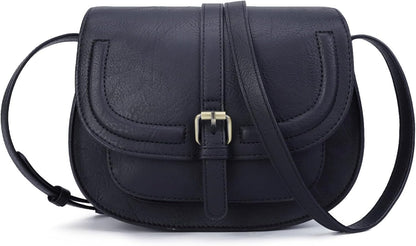 Crossbody Bags for Women Small Over the Shoulder Saddle Purses and Boho Cross body Handbags,Vegan Leather
