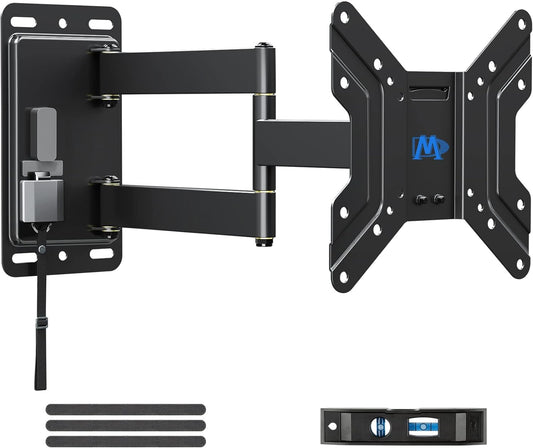 Mounting Dream UL Listed RV TV Wall Mount for 17-43 Inch TV, Full Motion Lockable RV Mount on Motor Home Camper Truck Trailer Marine Boat, Quick Lock and Release in 1 Step VESA 200mm, 44 lbs, MD2210