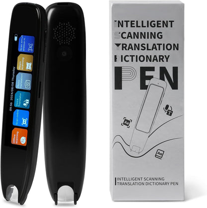 Scan Translation Pen with Camera, 142 Languages Two-Way Instant Translator Pen for Voice, Text, Photo, Offline Online Translation for Business Learning Travel, OCR Digital Reading Pen for Dyslexia