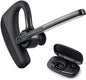 Bluetooth Headset Wireless Headphones, Bluetooth Ear Hanging Earpiece with Mic Mute Switch, Handsfree Earphone Business Trucker Driving Compatible for iPhone Cellphone