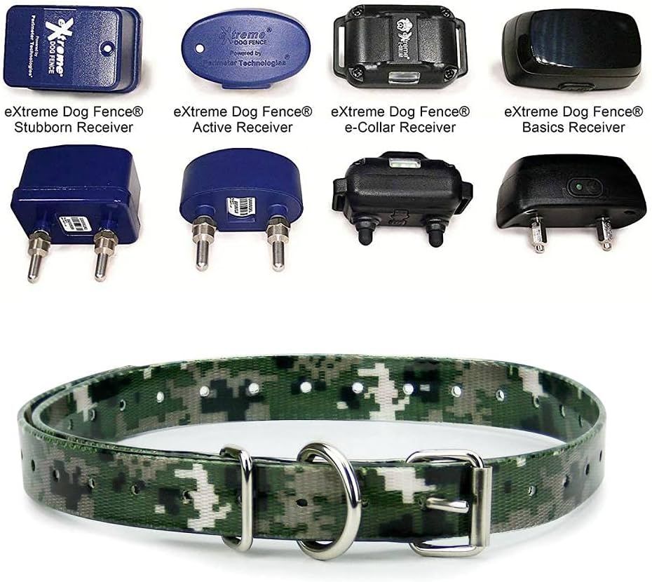 Orange Heavy-Duty 3/4" Waterproof and Odor Proof TPU Replacement Dog Collar Strap for Bark, Shock, Training and Electric Dog Fence Receiver Collars