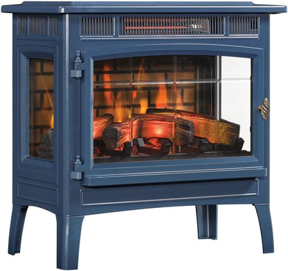 Duraflame Electric Infrared Quartz Fireplace Stove with 3D Flame Effect, Bronze