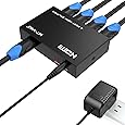 HDMI Splitter 1 in 4 Out,Arvitek 1x4 HDMI Splitter,4K@30Hz,Duplicates 1 Source to 4 Displays Simultaneously,for Laptop/Xbox/PS4/TV/Monitor,Metal Housing,Plug & Play (Mirror Only)