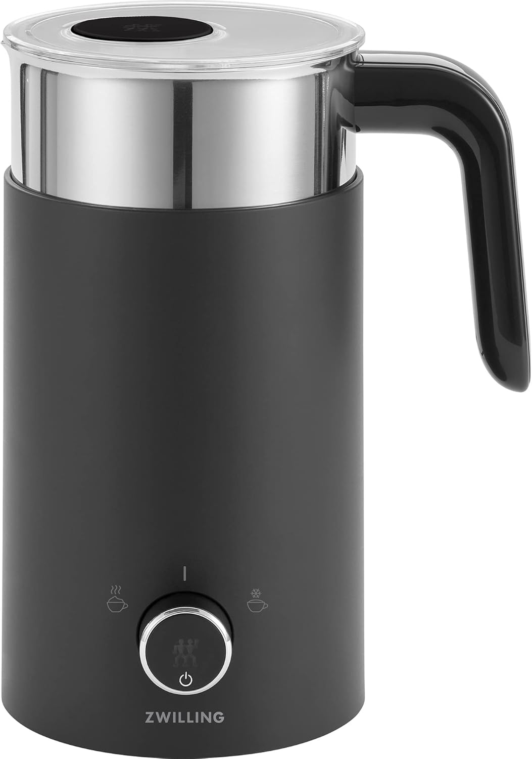 ZWILLING Enfinigy Electric Barista Non-Slip Milk Frother and Warmer, Black- Milk Steamer for Latte, Cappuccino, Macchiato