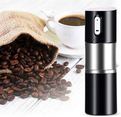 Small Household Appliances Portable Coffee Machine Grinding Cup Grinder Automatic Coffee Machine Rechargeable(white-Starlight10)
