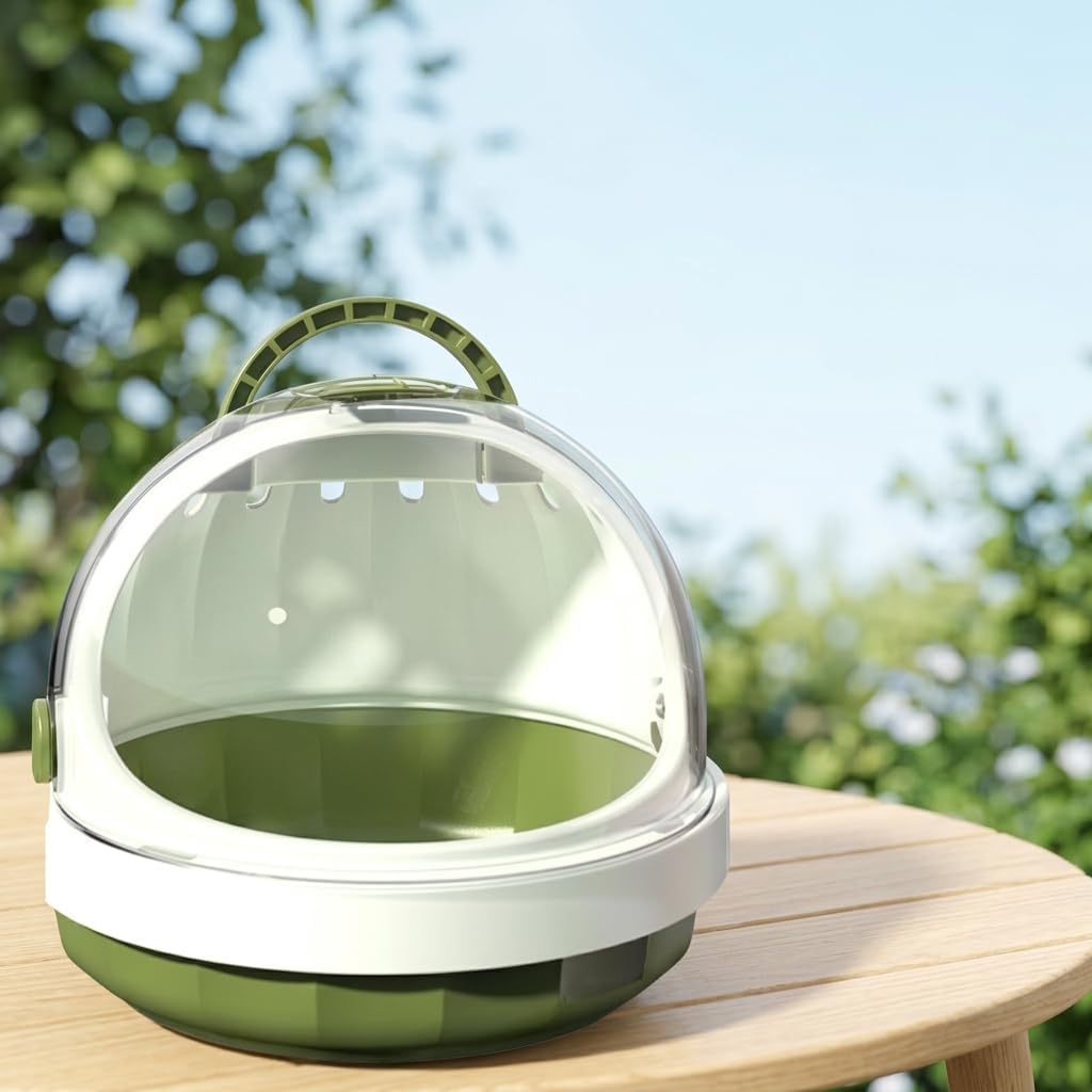 Bird Carrier Pet Carrier Portable Bird Cage for Parakeet Panoramic View, Small Bird Travel Carrier, Style to 3