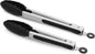 Purilite Select Silicone &amp; Stainless Steel Kitchen Tongs