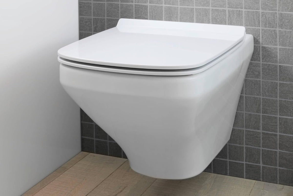 Duravit DuraStyle Toilet Seat & Cover | Elongated Slow-Close Seat with Stainless Steel Hinges