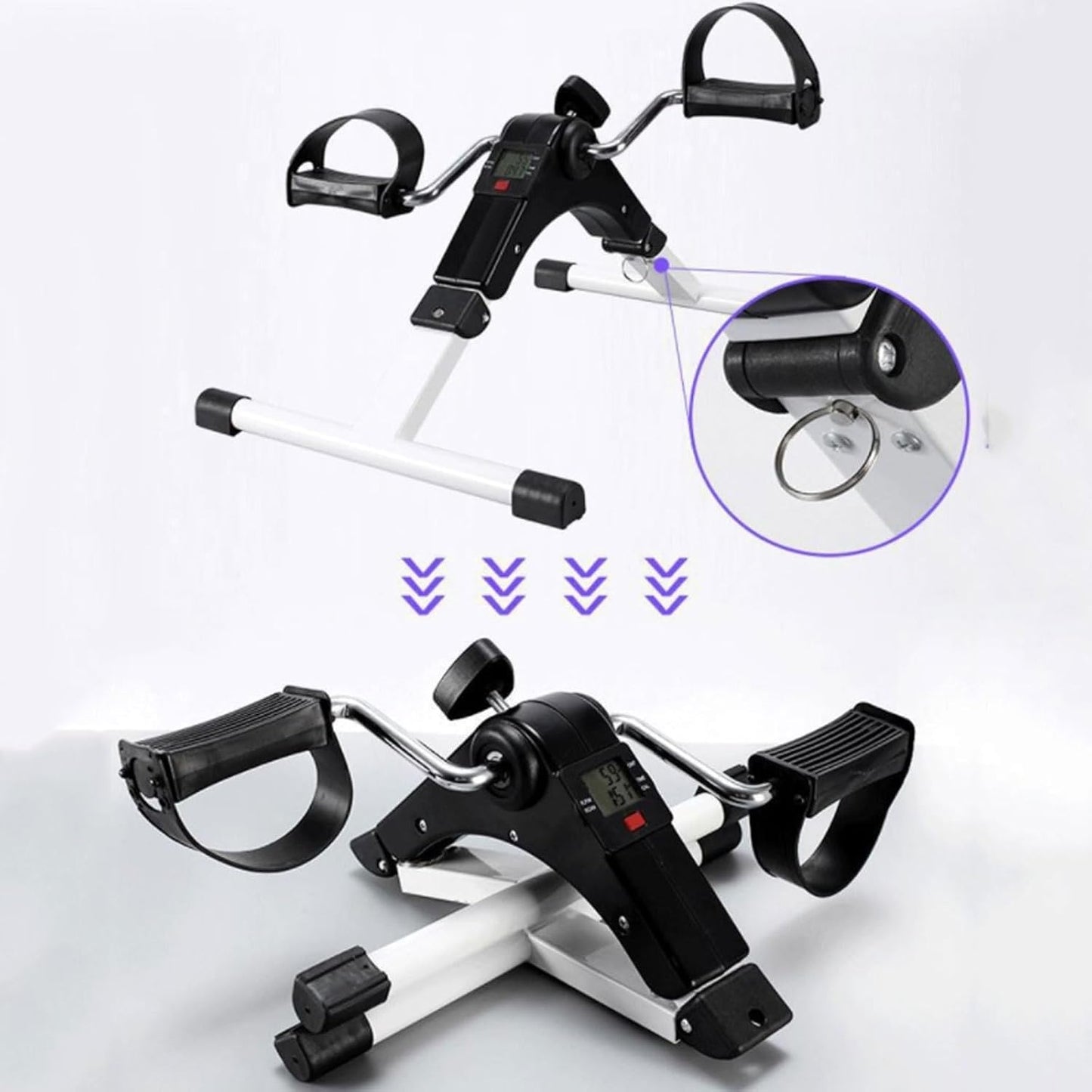 Foldable Mini Fitness Equipment Exercise Bike Portable