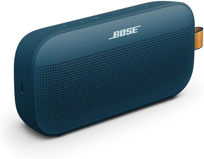 Bose SoundLink Flex Portable Bluetooth Speaker (2nd Gen), Portable Outdoor Speaker with Hi-Fi Audio, Up to 12 Hours Battery Life, Waterproof and Dustproof, Twilight Blue - Limited Edition