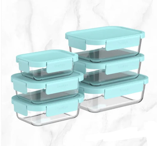 Bentgo Glass Food Storage, 12-piece - PuriLite