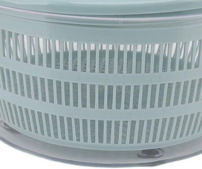 Salad Spinner Lettuce Washer with Drain Bowl Colander Handle, Veggie Dryer Fruit Washer Drainer for Cleaning Drying Greens Vegetables Fruits(Blue)