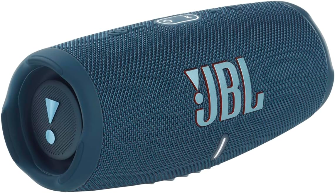 JBL Charge 5 Portable Bluetooth Speaker with Deep Bass, IP67 Waterproof and Dustproof, Up To 20 Hours of Playtime, Built-in Powerbank - Black