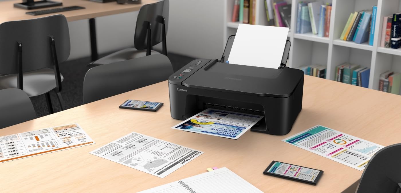Canon PIXMA TS3720 Wireless All-in-One Printer - White