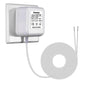 Fesasn 24V C Wire Doorbell Adapter Compatible with Nest Honeywell Ecobee Sensi Thermostat and Wyze Ring Video Doorbell (26.2 FT Long Cable with White)