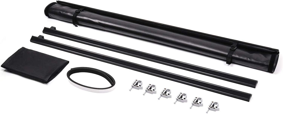 Amazon Basics Soft Roll Up Tonneau Cover for 2014-2019 Chevy Silverado, GMC Sierra 1500, 2015-2018 Silverado Sierra 2500 3500 HD, Fleetside 6.5' Bed
