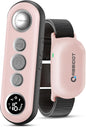 ABBIDOT Shock Collar (8-120 lbs) - Small Size Dog Training Collar with Remote Waterproof Rechargeable Dog Shock Collar with Remote E Collar for Small Medium Large Dogs (Light Pink)