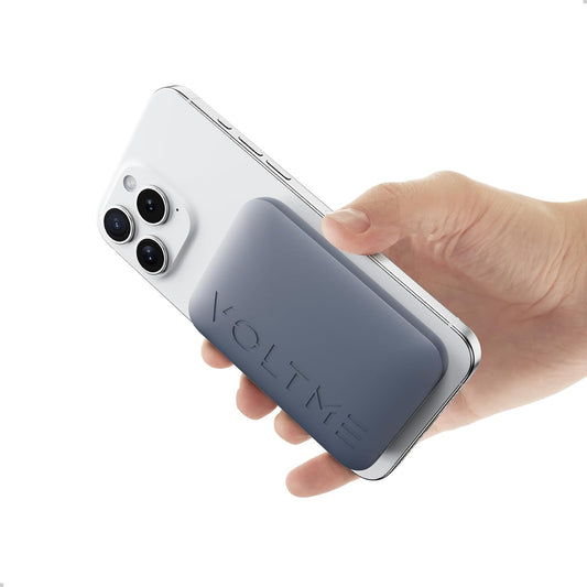 VOLTME Magnetic Power Bank,5000mAh PD 20W Portable Bank Phone Charger, Wireless Powerbank with 60w 25cm USB-C Cable,Battery Pack Power Bank Compatible with iPhone 17/16/15/14/13/12 Series