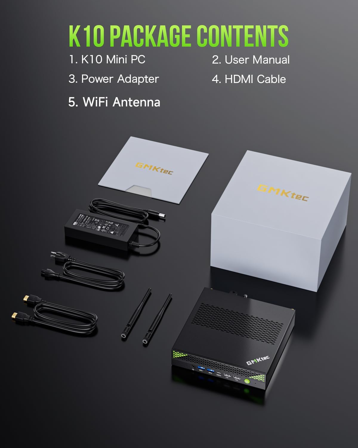 GMKtec Mini PC Intel Core i9 12900HK(14C/20T 5.0 GHz) W11 Pro, Desktop Computer 32GB DDR4 RAM+1TB NVMe SSD, Triple 4K Display, WiFi 6, BT5.2, USB-C M3 Plus