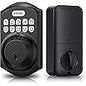 TEEHO TE002 Fingerprint Door Lock, Smart Keyless Entry Electronic Keypad Deadbolt for Front Door - Auto Lock - Easy Installation - Matte Black