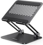 UGREEN Tablet Stand Holder for Desk, Aluminum Desktop Dock Adjustable Foldable Riser Compatible with iPad Pro 12.9, 9.7, 10.5, iPad Air, iPad mini, Surface Pro, Galaxy Tab, Black
