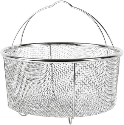 Purilite Select Stainless Steel Deep Fryer & Steamer Basket