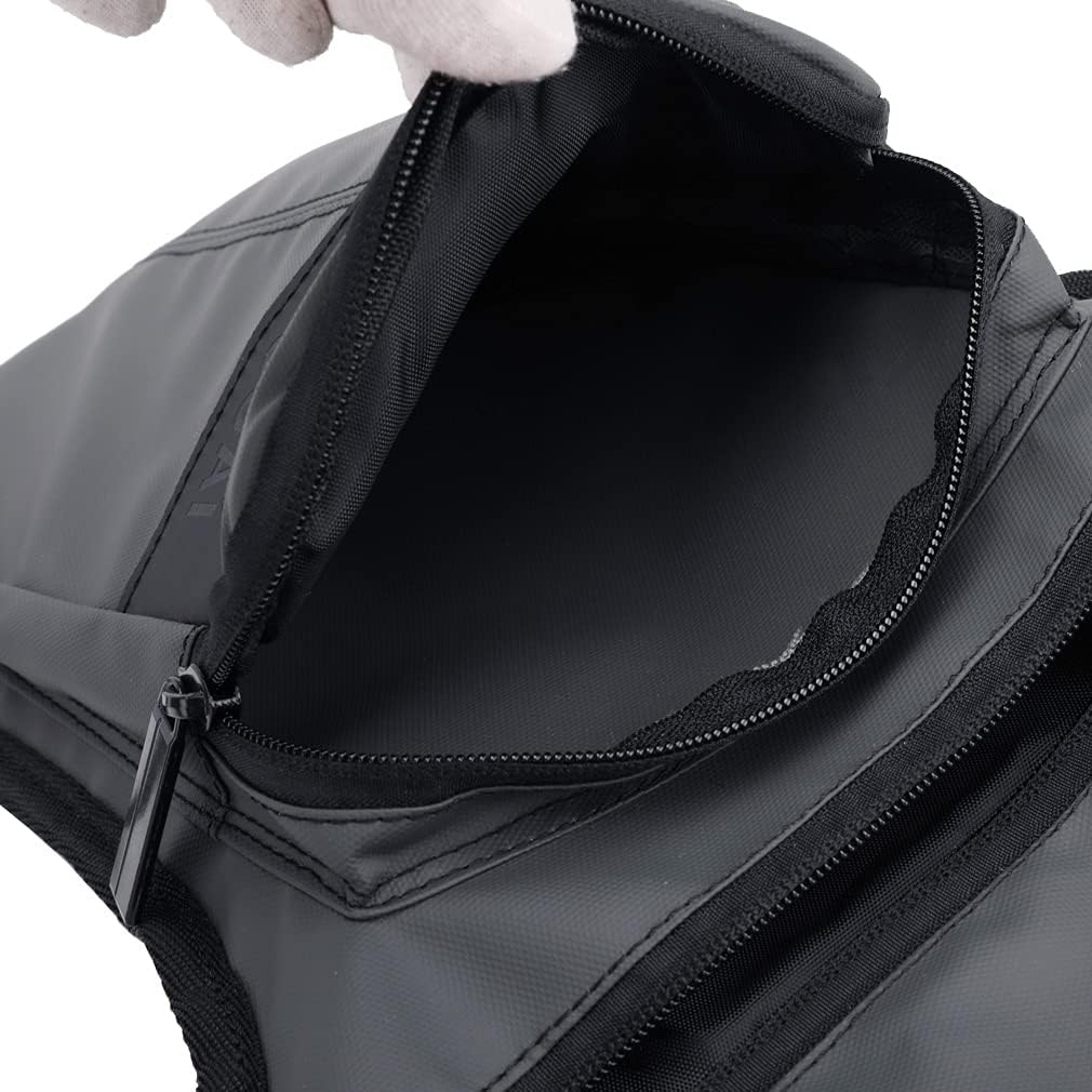 Motorcycle Drop Leg Bag Nylon Waist Pack for Men Women Travel Hiking Tactical Cycling Bike Ride Riding Crossbody Shoulder Fanny Pouch