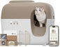 PetSnowy (Premium Version) Snow+ Self Cleaning Litter Boxes for Cats 3.3-20 lbs Zero Smell Zero Litter Tracking Waste Auto-Sealing Easy Cleanup Automatic Cat Litter Box Self Cleaning