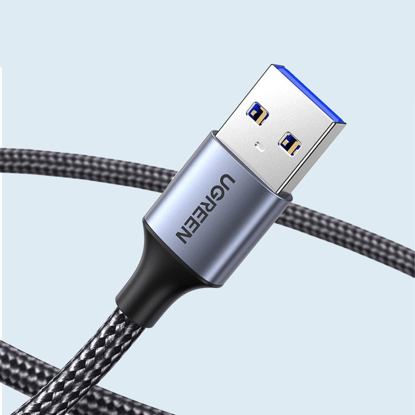 UGREEN USB Extension Cable 3.0 Extender Cord Nylon Braided A Male to Female Data Transfer Cable for Hard Drive, Oculus Rift, Hub, USB Sticks, Mouse, Keyboard, Xbox, Camera, Webcam, 6.6FT